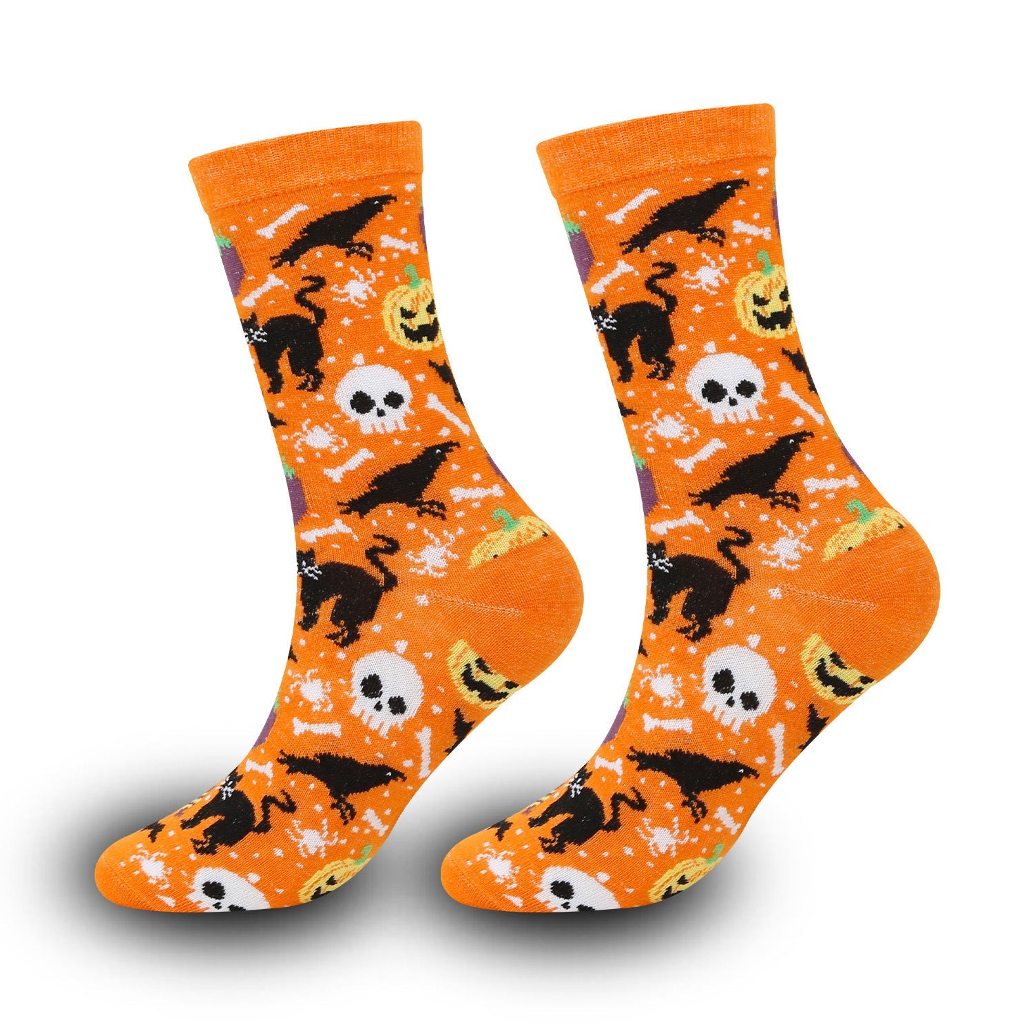 1 Pair Funny Halloween Series Crew Socks - SocksLtd