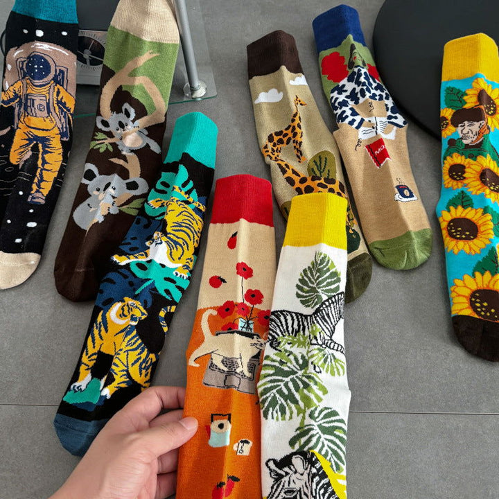 1 Pair Ins style trend Casual Crew Socks - SocksLtd