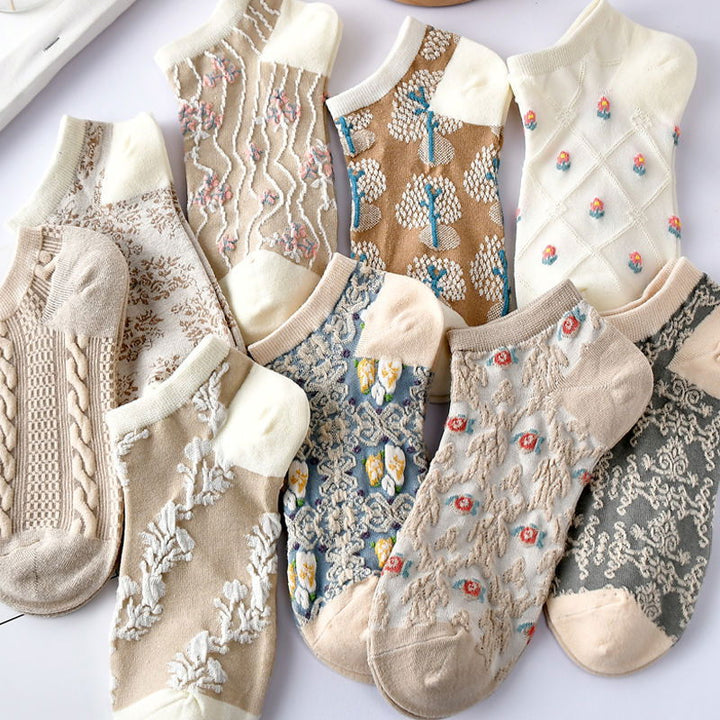 1 Pair Ins trendy art retro Casual Ankle Socks - SocksLtd