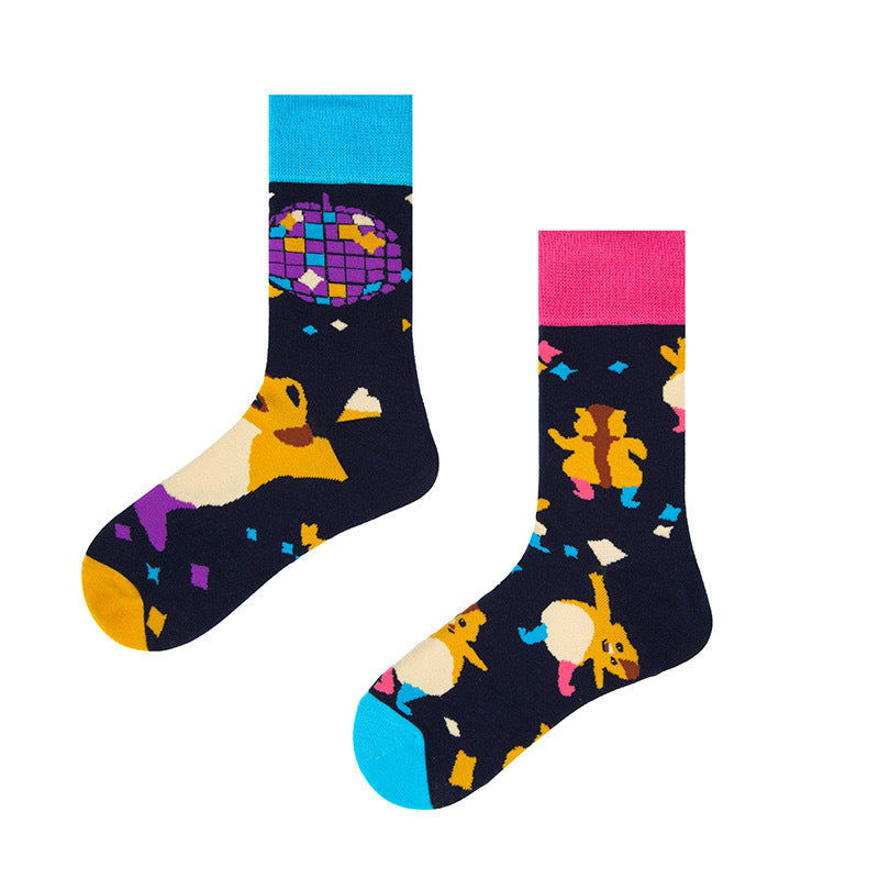 1 Pair Ins trendy versatile Crew Socks - SocksLtd