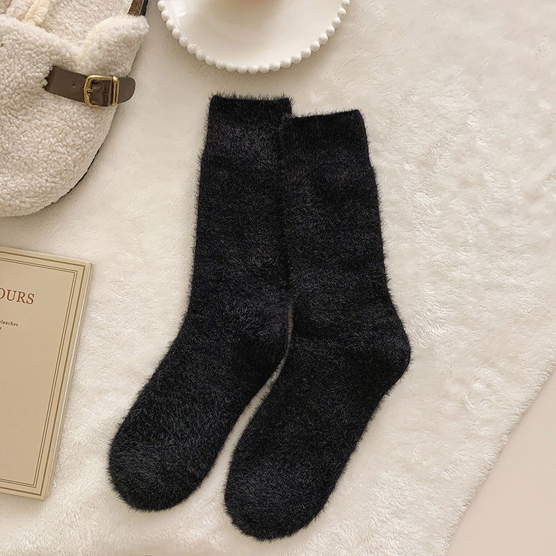 1 Pair Plush insulation Thermal Crew Socks - SocksLtd