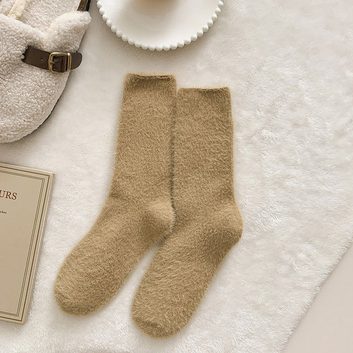 1 Pair Plush insulation Thermal Crew Socks - SocksLtd