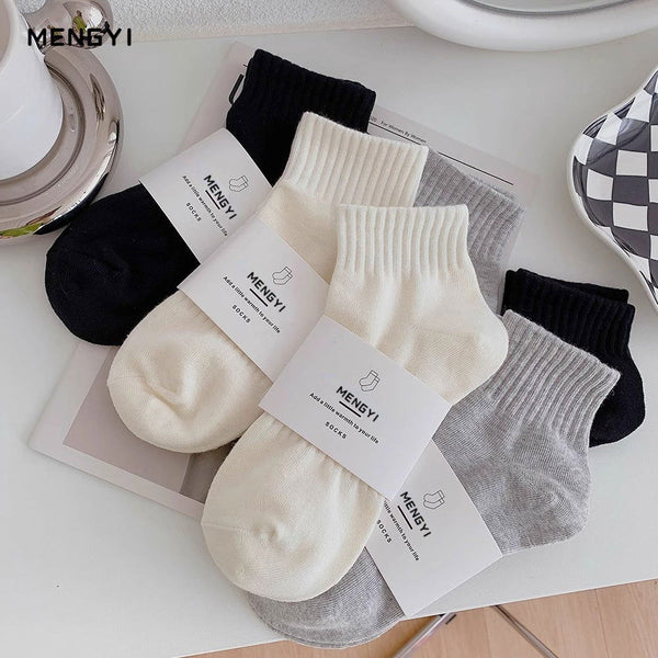 1 Pair Sports solid color Casual Ankle Socks - SocksLtd