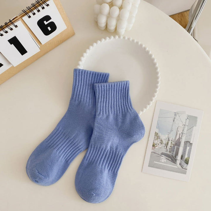 1 Pair Sports solid color Casual Ankle Socks - SocksLtd