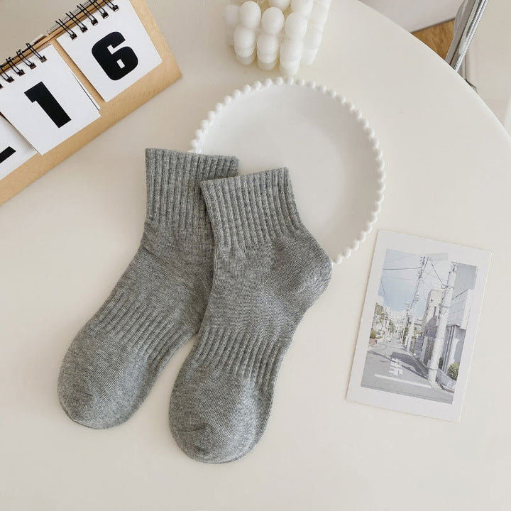1 Pair Sports solid color Casual Ankle Socks - SocksLtd