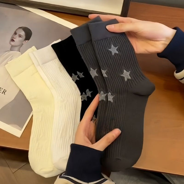 1 Pair Trendy fashionable design Casual Crew Socks - SocksLtd