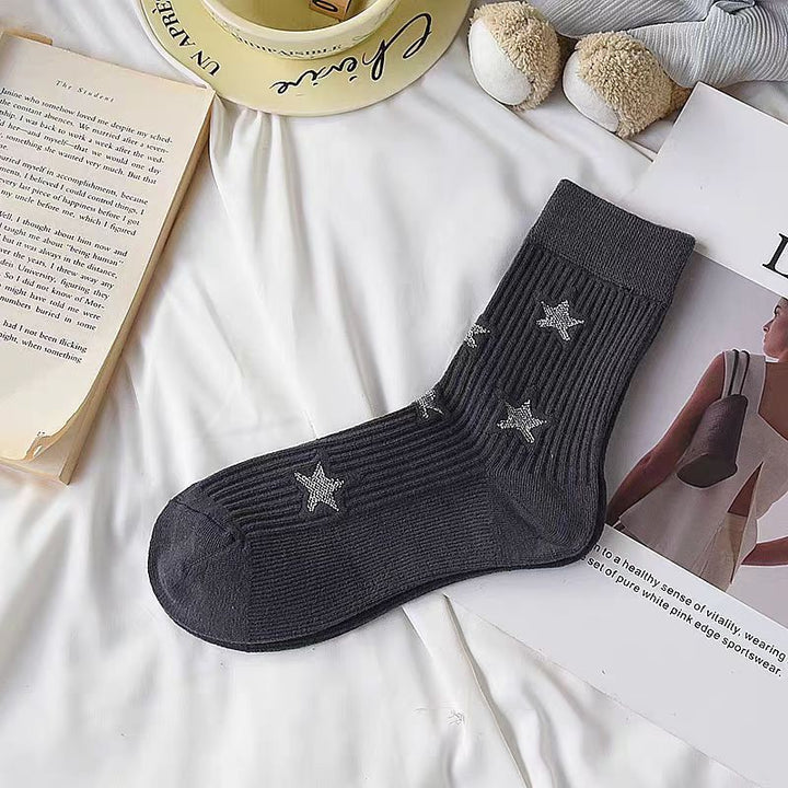 1 Pair Trendy fashionable design Casual Crew Socks - SocksLtd