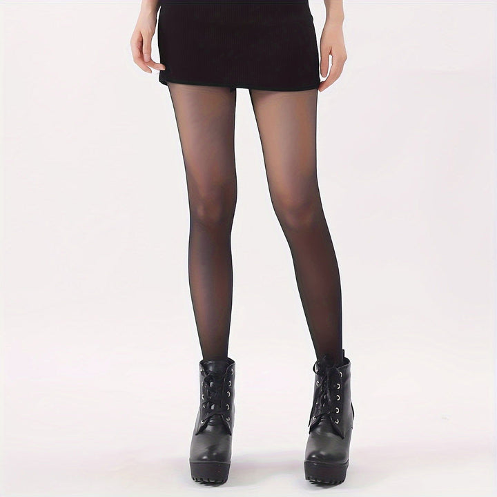 1 Pair Ultra thin Slim Fit Footed Tights Stockings Socks - SocksLtd