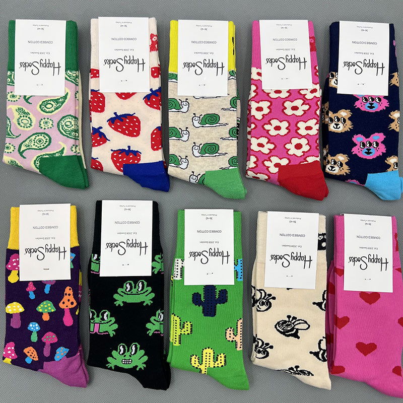 1 Pair Versatile Crew Socks - SocksLtd