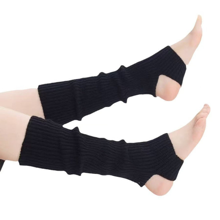 1 Pair Women Black Korean Style Knee-High Socks - SocksLtd