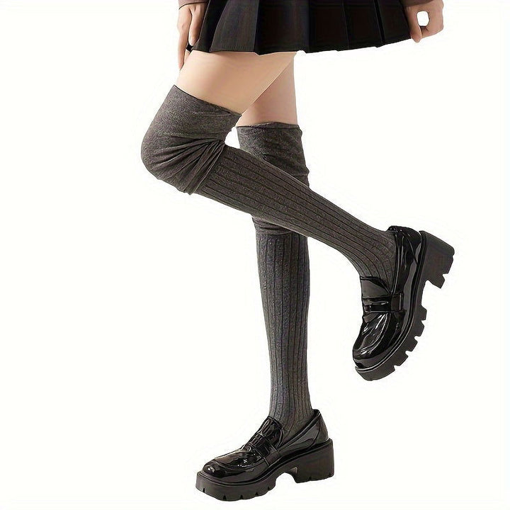 1 Pair Women Fashionista Over The Knee Socks - SocksLtd