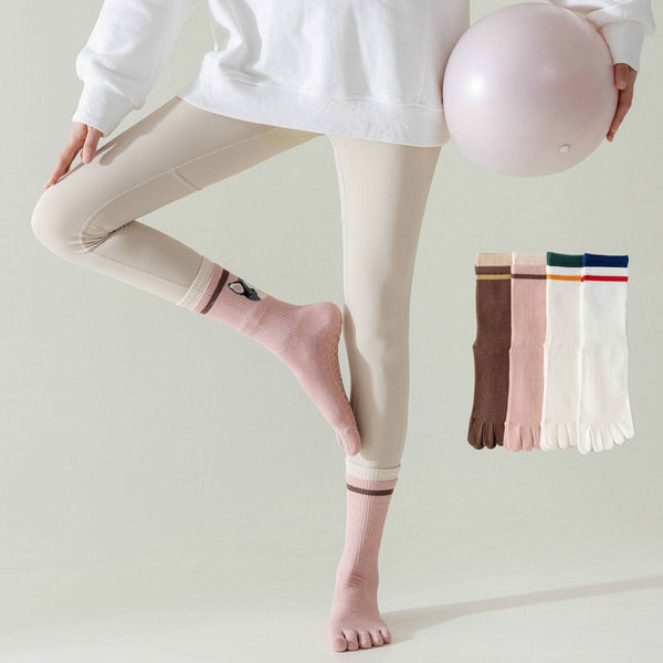 1 Pair  Five finger anti skid Yoga Socks - SocksLtd