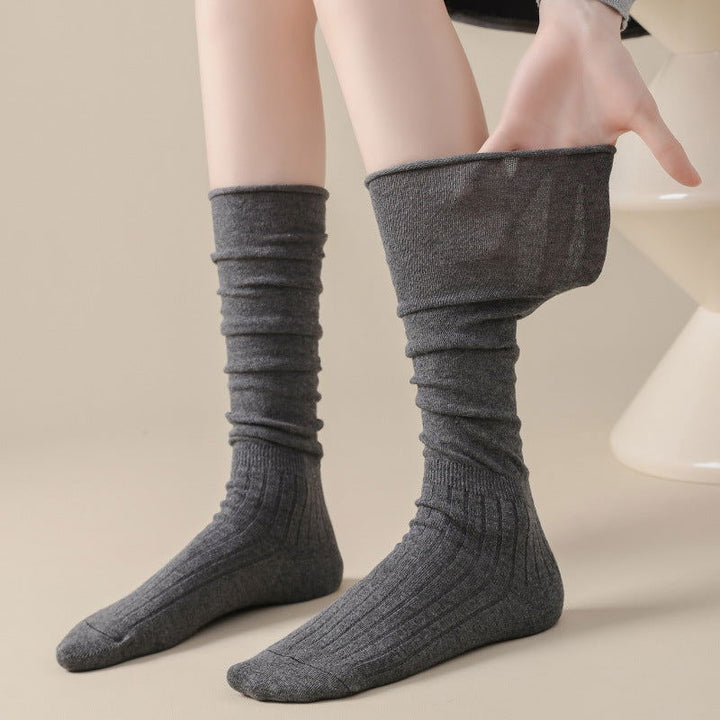 1 Pair  Women Maillard style Boot Knee High Socks - SocksLtd