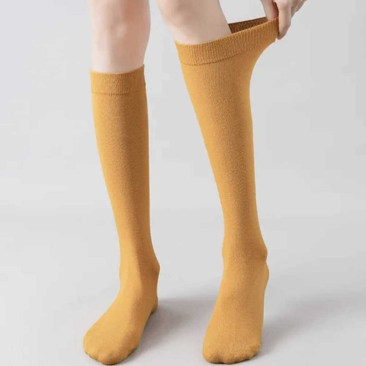 1 Pair  Women Skinny college style  Knee High Socks - SocksLtd