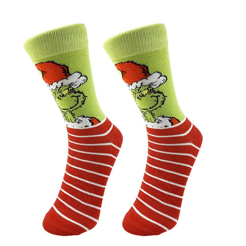 2 Pairs Cartoon Creativity Crew Socks - SocksLtd