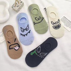 2 Pairs Cartoon funny Ankle Socks - SocksLtd