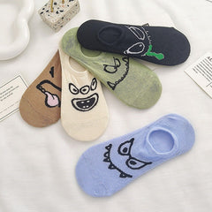 2 Pairs Cartoon funny Ankle Socks - SocksLtd