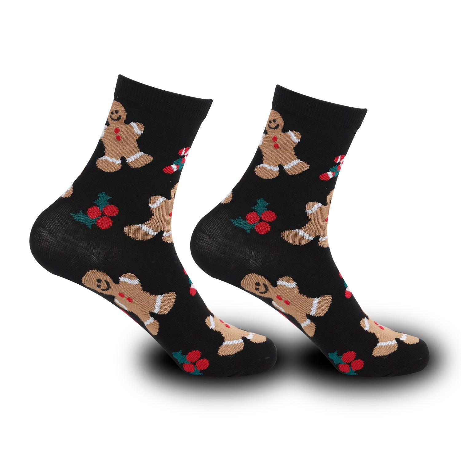 2 Pairs Elk Snowman Cartoon Christmas Socks - SocksLtd