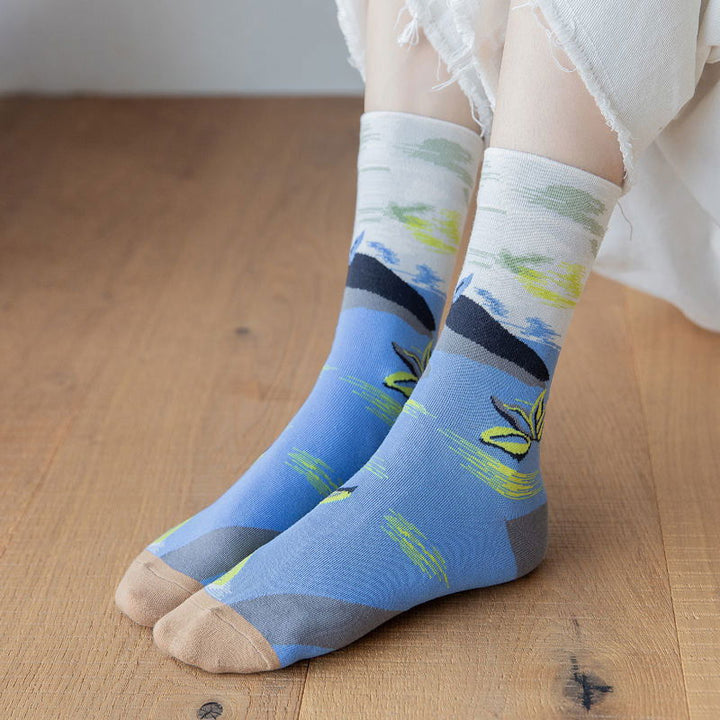 2 Pairs Ins trendy fashion Casual Crew Socks - SocksLtd