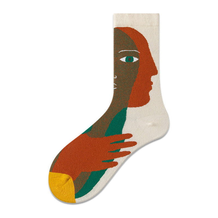 2 Pairs Ins trendy fashion Casual Crew Socks - SocksLtd