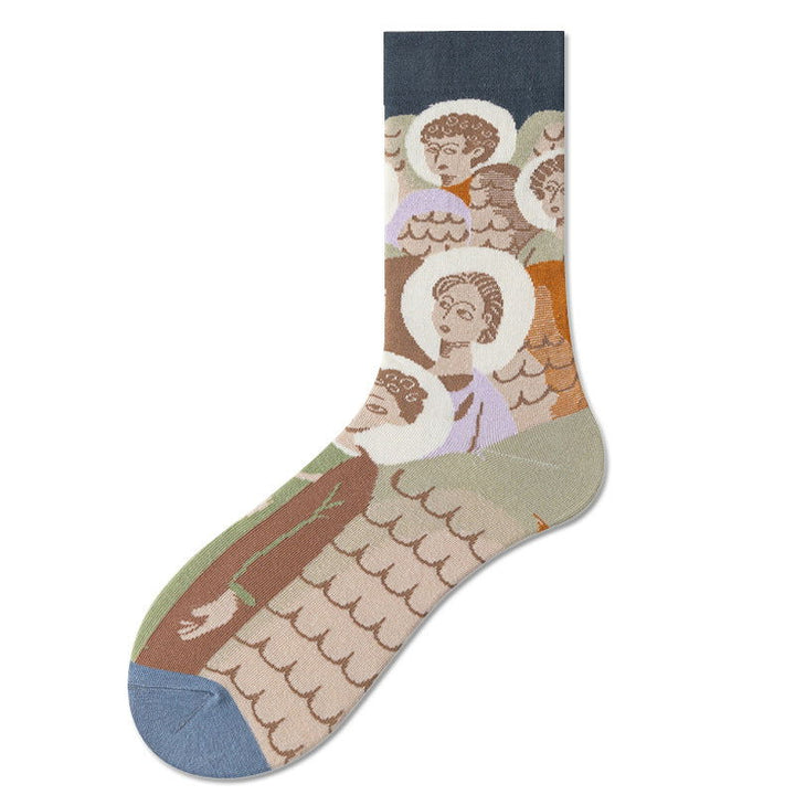 2 Pairs Ins trendy fashion Casual Crew Socks - SocksLtd