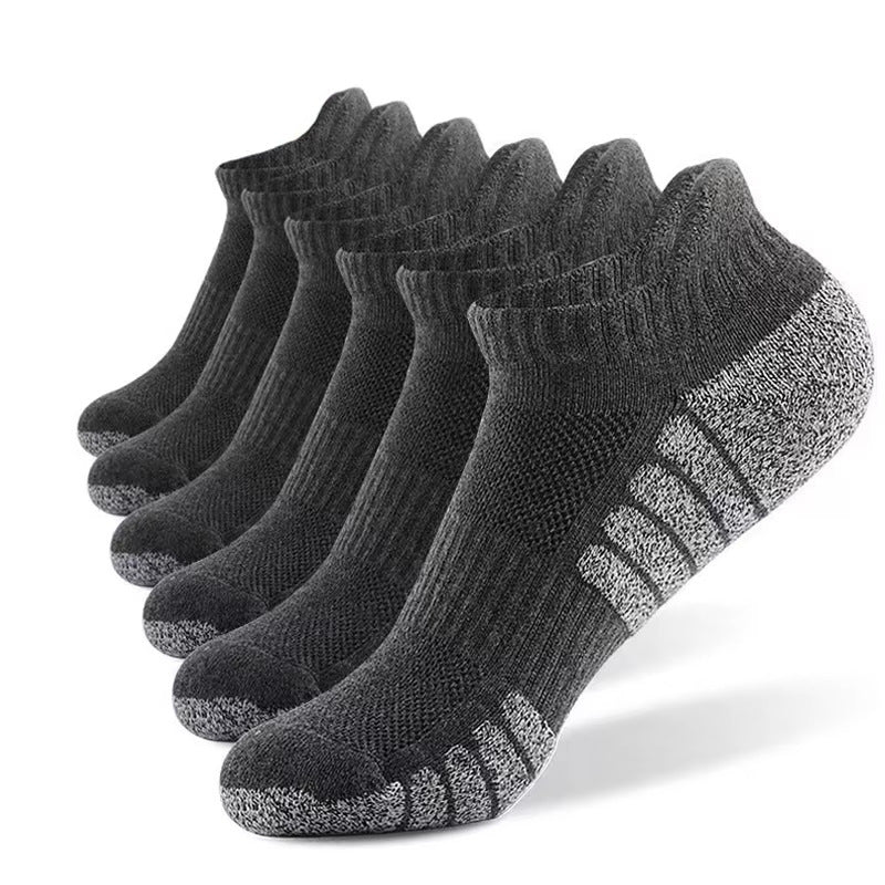 2 Pairs Men breathable basketball Ankle Socks - SocksLtd