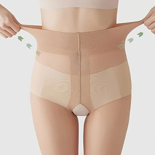 2 Pairs Women High Waisted Invisible Panties Thigh Stockings socks - SocksLtd