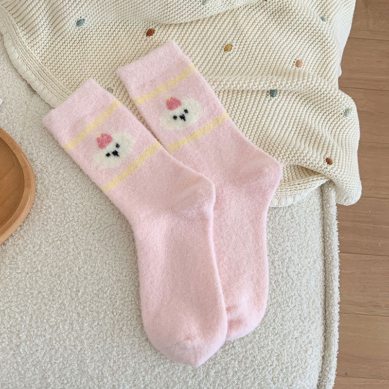 3 Pairs Australian velvet sweet Fun Socks - SocksLtd