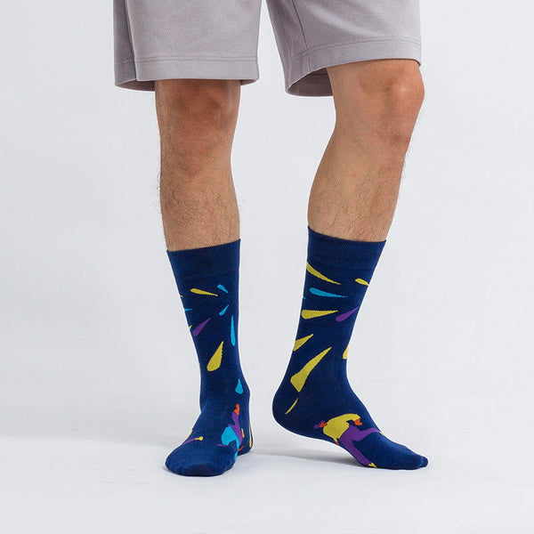 3 Pairs INS Trendy Creativity Casual Crew Socks - SocksLtd