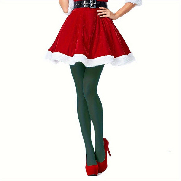 3 Pairs  Christmas Opaque  Waisted Tights Stockings Socks - SocksLtd