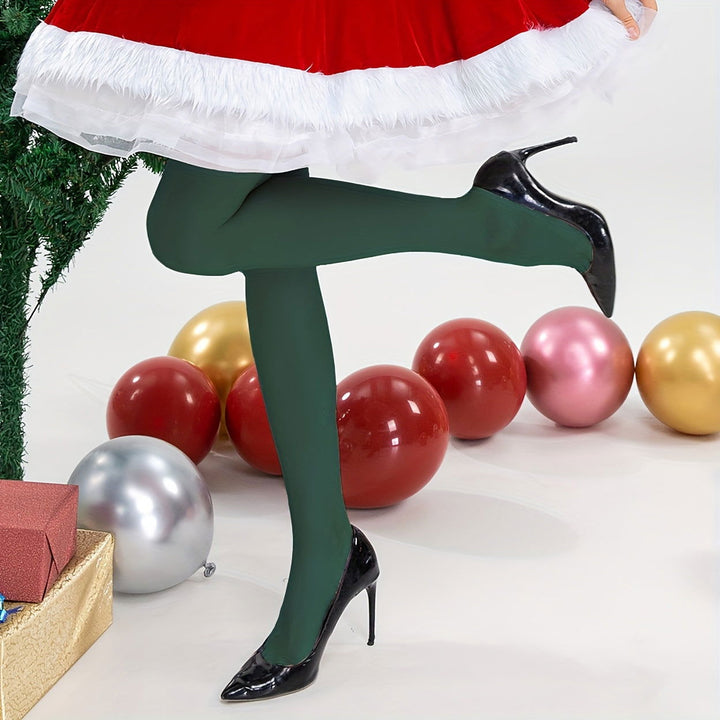 3 Pairs  Christmas Opaque  Waisted Tights Stockings Socks - SocksLtd