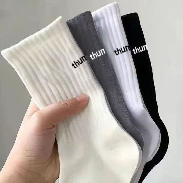 5 Pairs Breathable sports Casual Crew Socks - SocksLtd