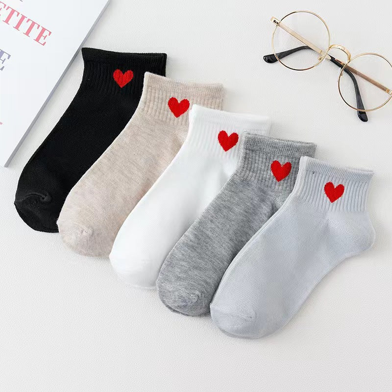 5 Pairs College style Cartoon Casual Socks - SocksLtd