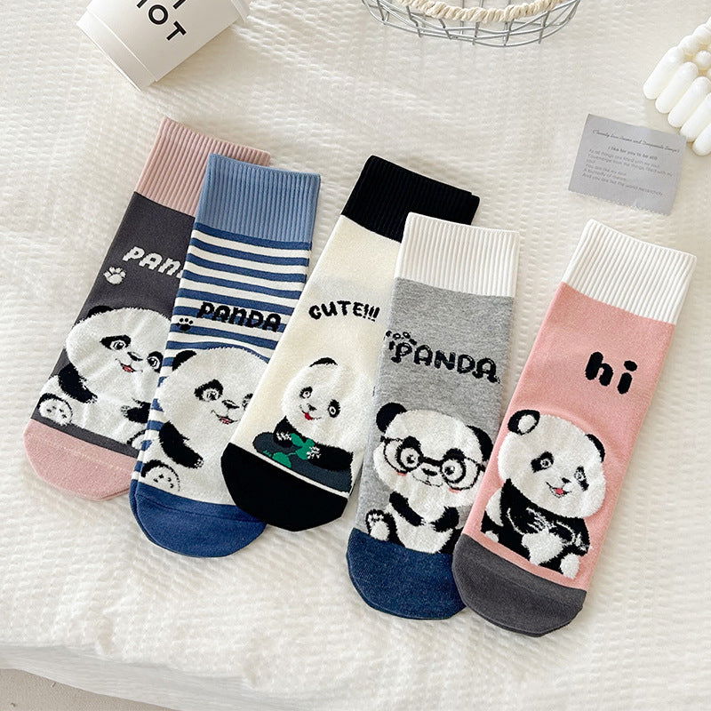 5 Pairs Cute cartoon Casual Ankle Socks - SocksLtd