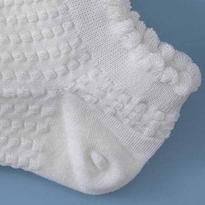 5 Pairs Ins trendy wood ear Ankle Socks - SocksLtd