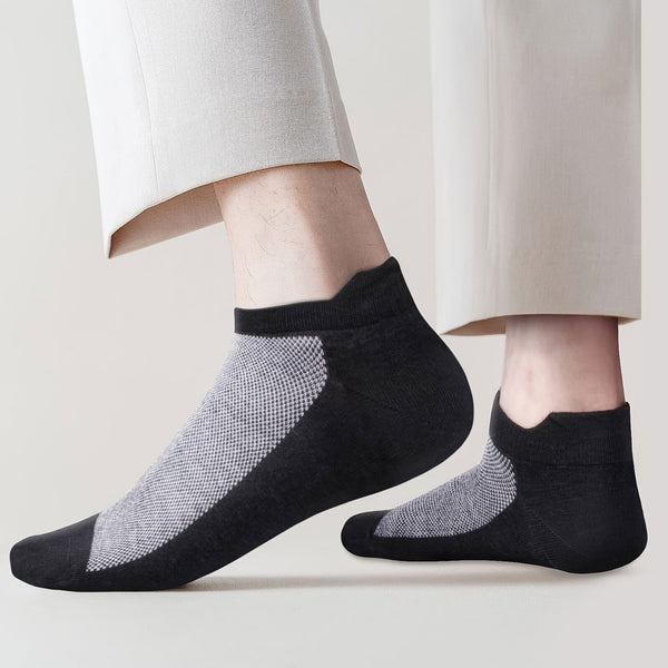5 Pairs Mens Comfy Liner Trainer Daily  Ankle Socks - socksltd