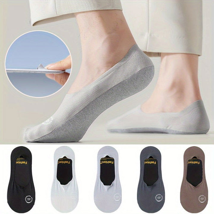 5 Pairs Summer Mesh Bottom Dress Casual Sports No show socks - socksltd