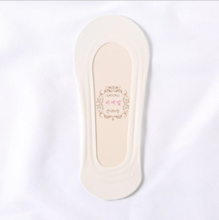 5 pairs  Women ice silk simple  trendy ultra-thin No show  socks - SocksLtd