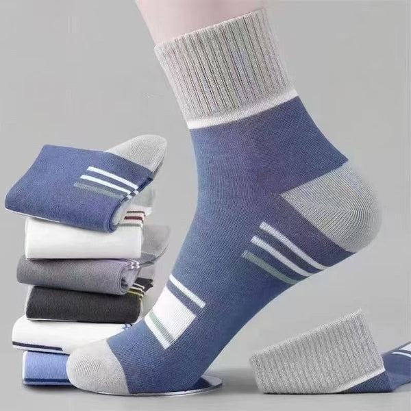 6 Pairs Minimalist basketball sport Casual Crew Socks - SocksLtd