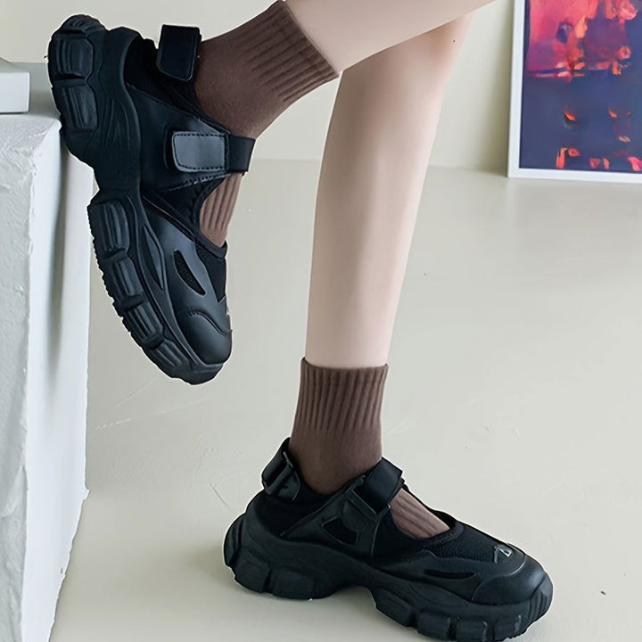 6 Pairs Solid Ribbed  Simple  Comfy Crew Socks - SocksLtd