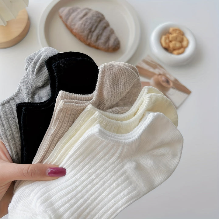 6 Pairs Versatile Invisible Fashionable No Show Socks - SocksLtd