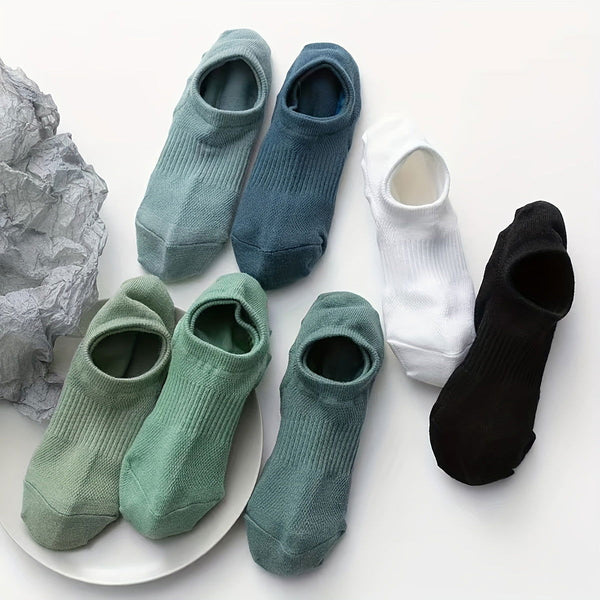 7 Pairs Men Breathable Mesh Ankle Socks - socksltd