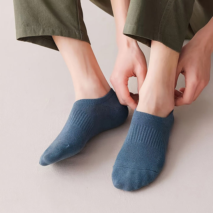 7 Pairs Men Breathable Mesh Ankle Socks - socksltd