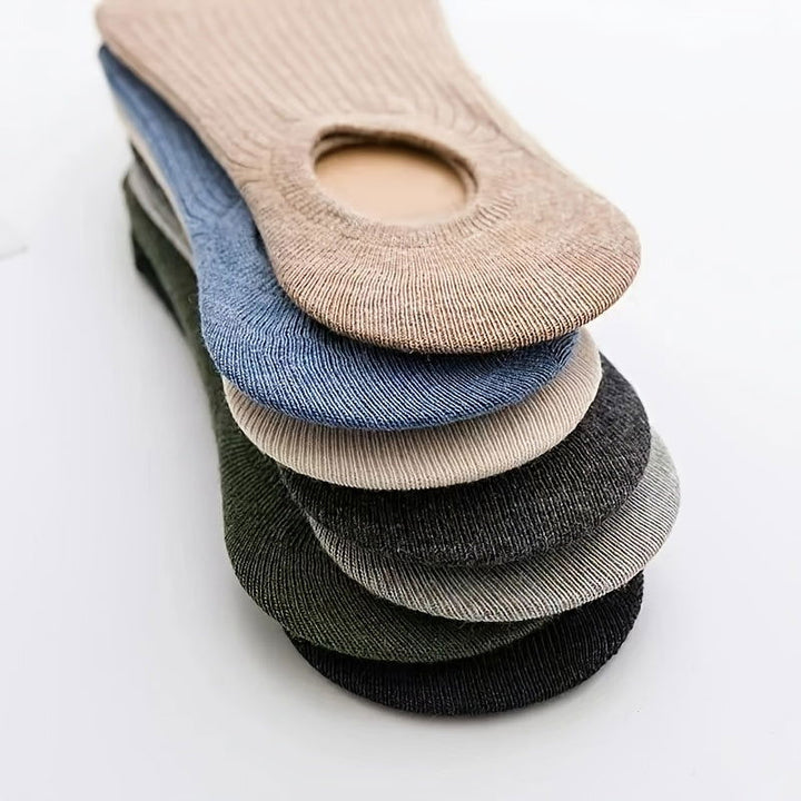 7 Pairs Men Breathable Thin Invisible Ankle Socks - socksltd