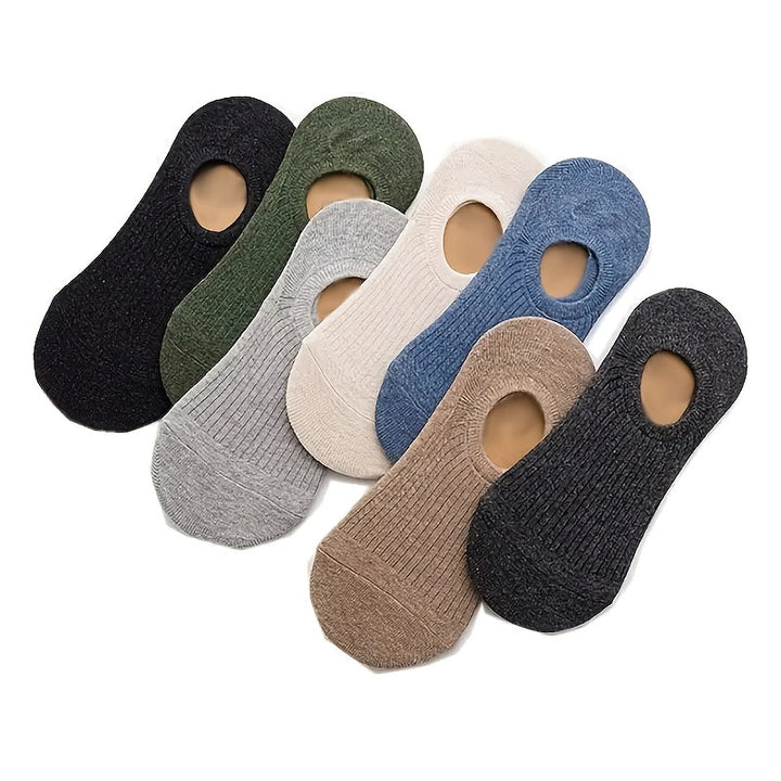 7 Pairs Men Breathable Thin Invisible Ankle Socks - socksltd