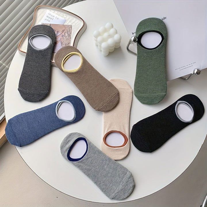 7 Pairs Men Invisible Shallow Sports No show socks - socksltd