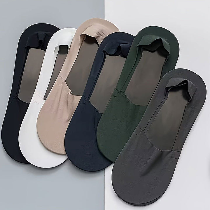7 Pairs Men Thin Breathable Sweat Absorbent No show socks - socksltd