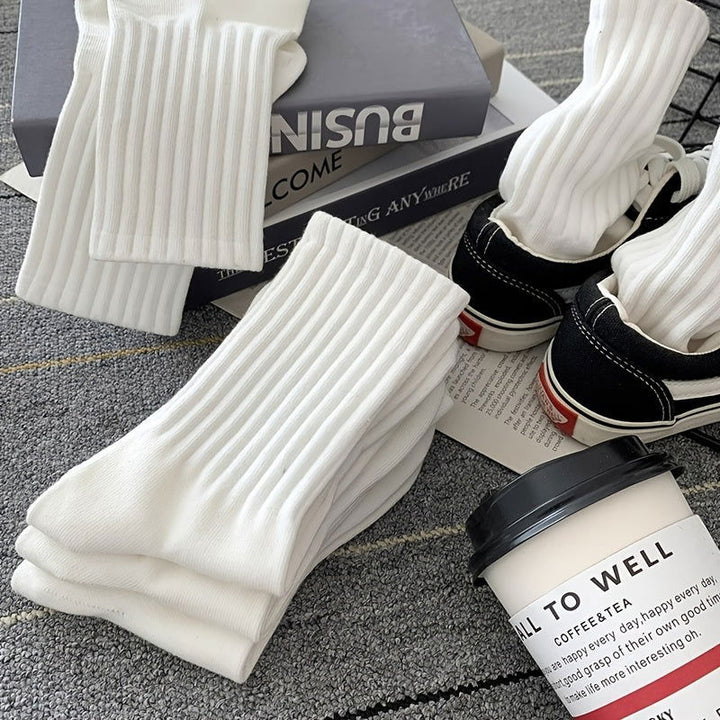 8 Pairs Men Dress Anti odor High Crew Socks - socksltd