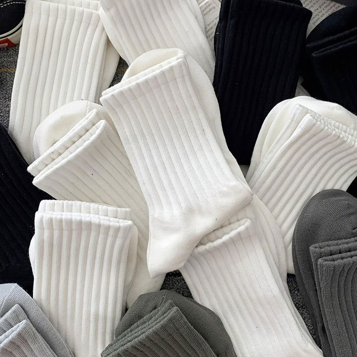 8 Pairs Men Dress Anti odor High Crew Socks - socksltd
