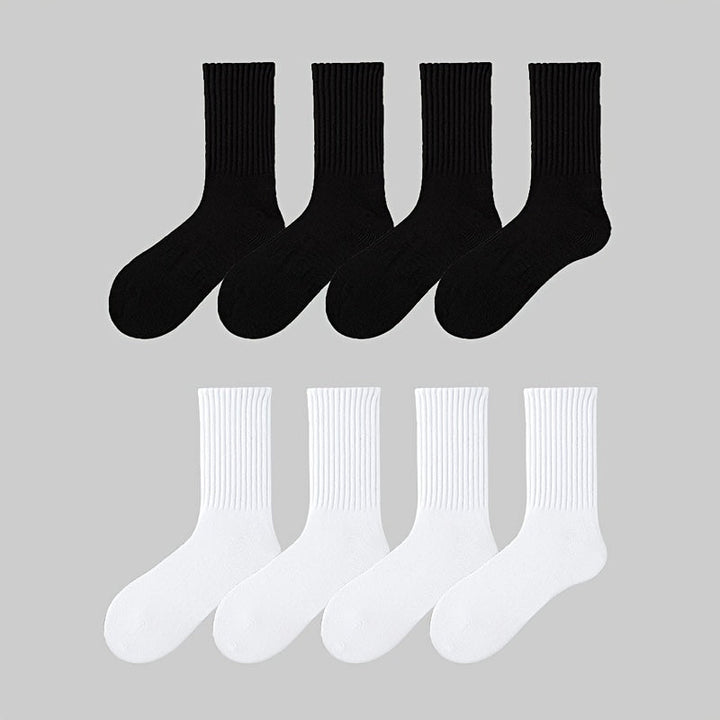 8 Pairs Men Dress Anti odor High Crew Socks - socksltd